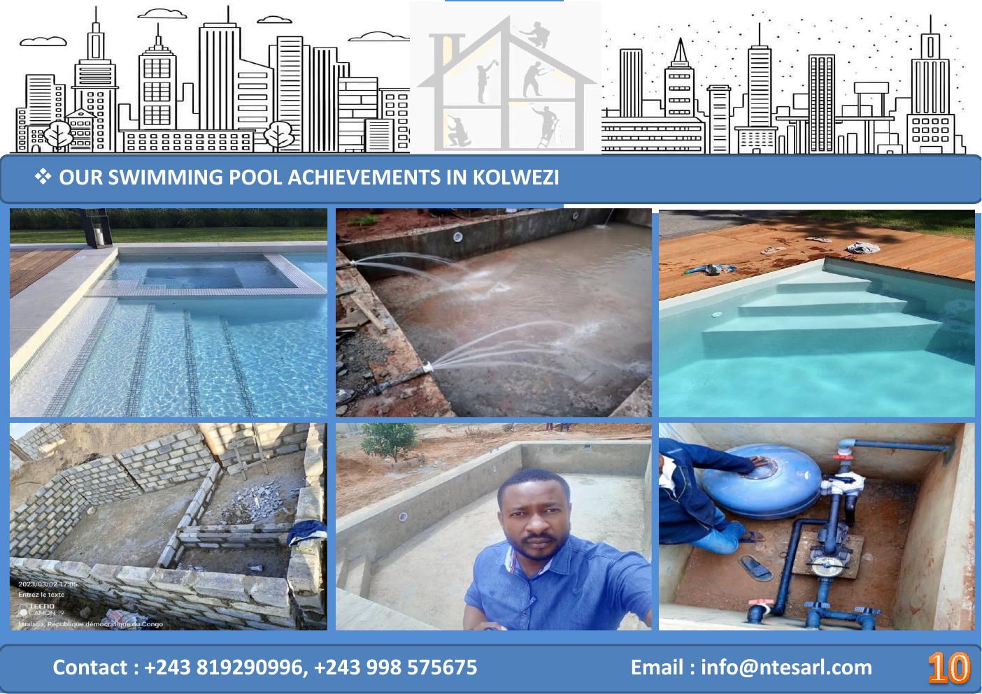 Piscines modernes
